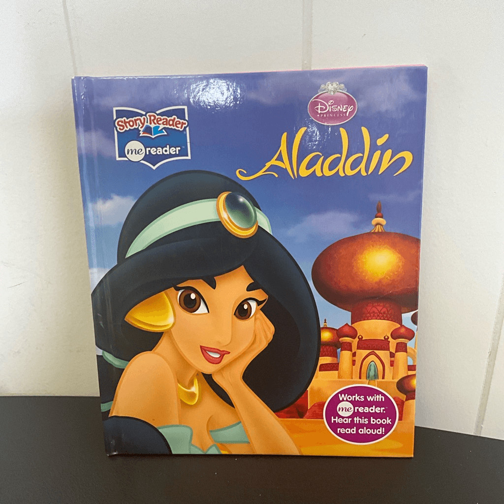 Lot of 8 Disney Story Reader Books Educational Tools Cinderella Aladdin Tangled