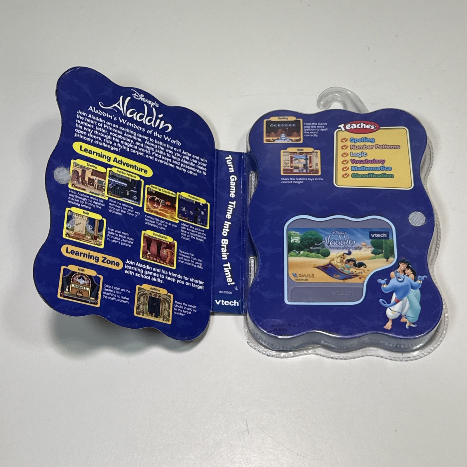 Disney Vtech Smartridge Aladdin & Dora V Smile Smartridge