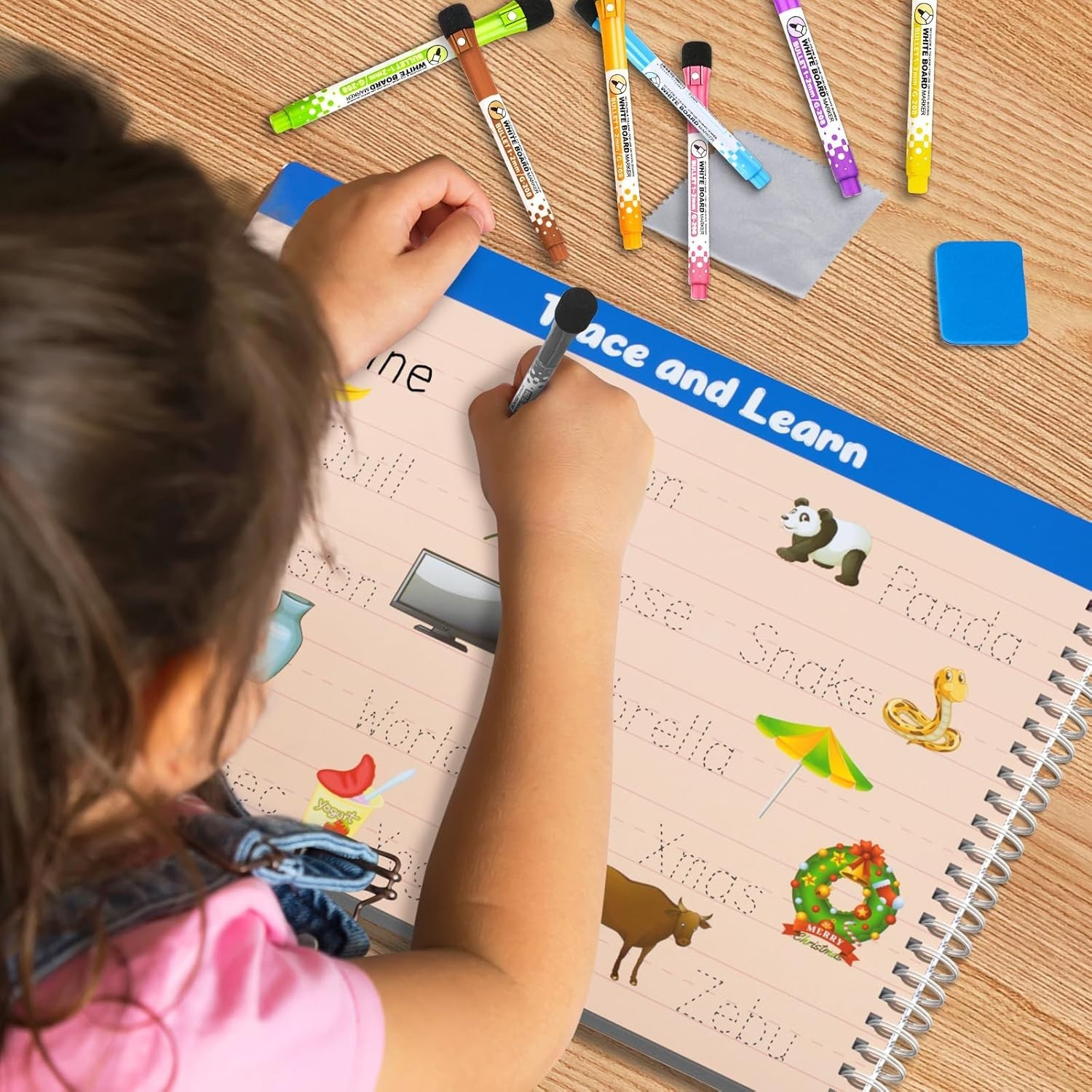 “Kindergarten Learning Activities Learn to Write for Kid Age 3 4 5 Years Old, 40
