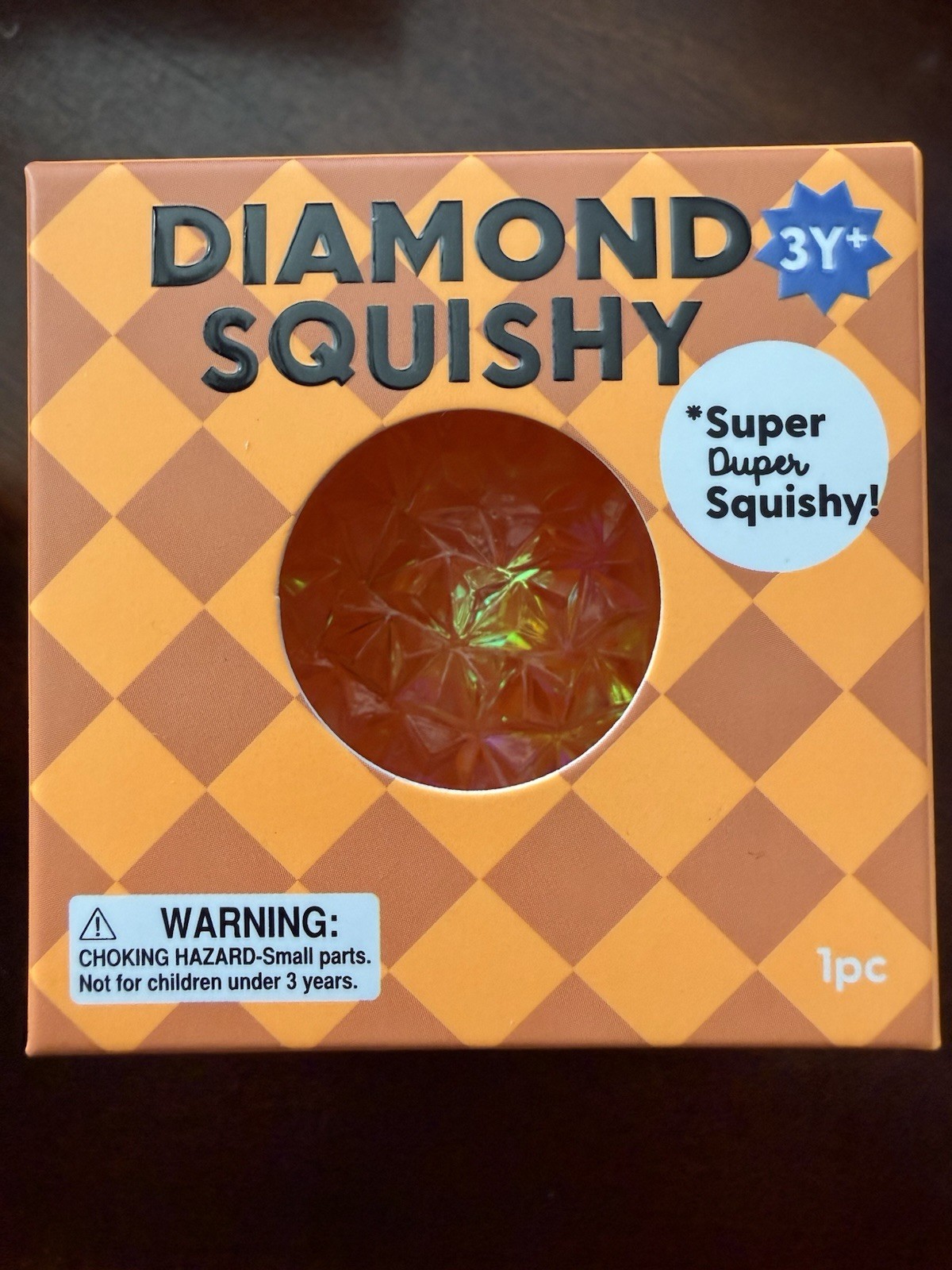 NEW J’adore Diamond Squishy Super Duper Squishy Orange
