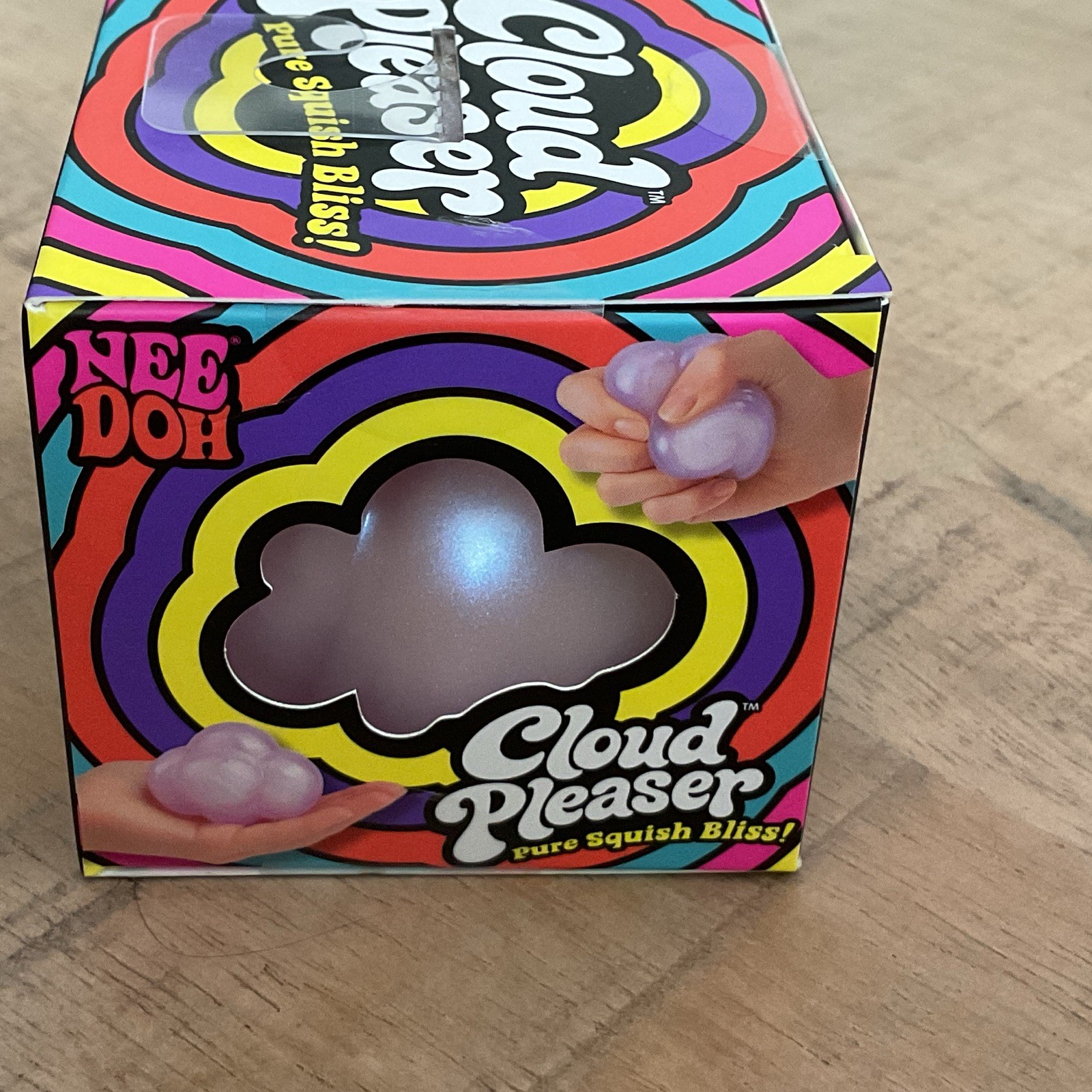 Schylling Nee Doh Cloud Pleaser Squish Toy, Purple #26005NAB