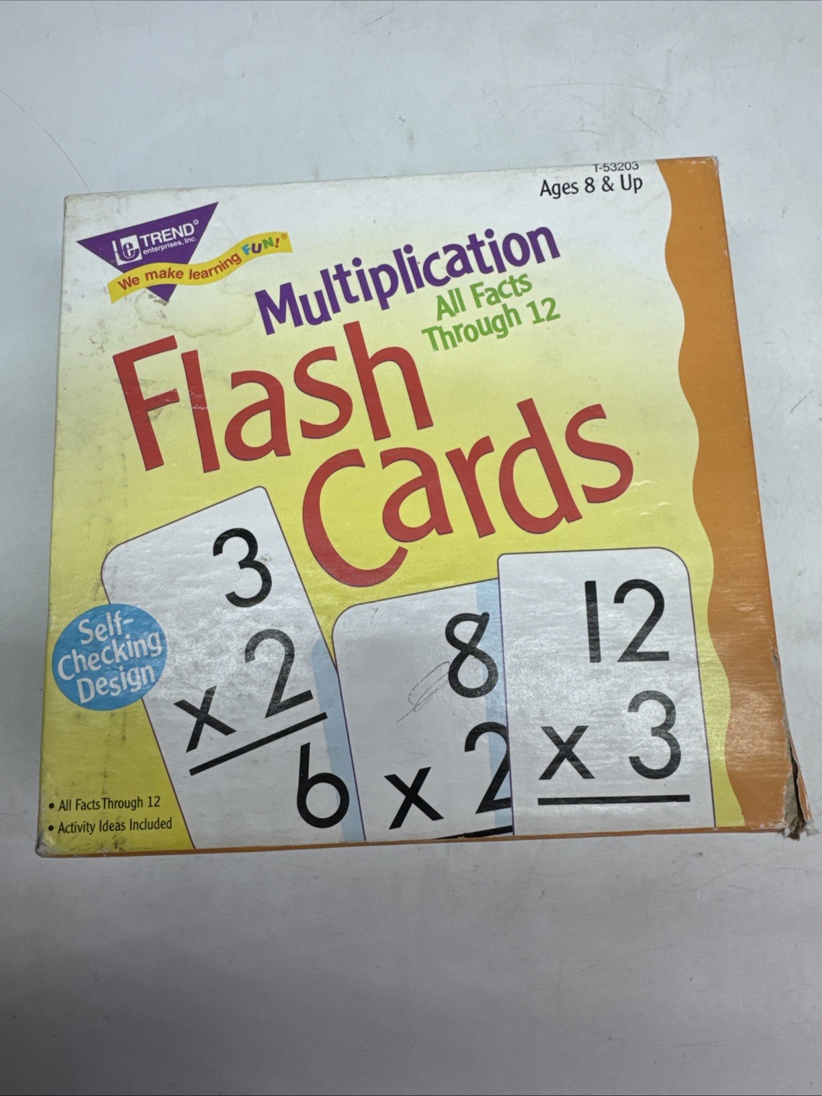 Multiplication Flash Cards Learning Math Mathematics Skills Trend Learning Card
