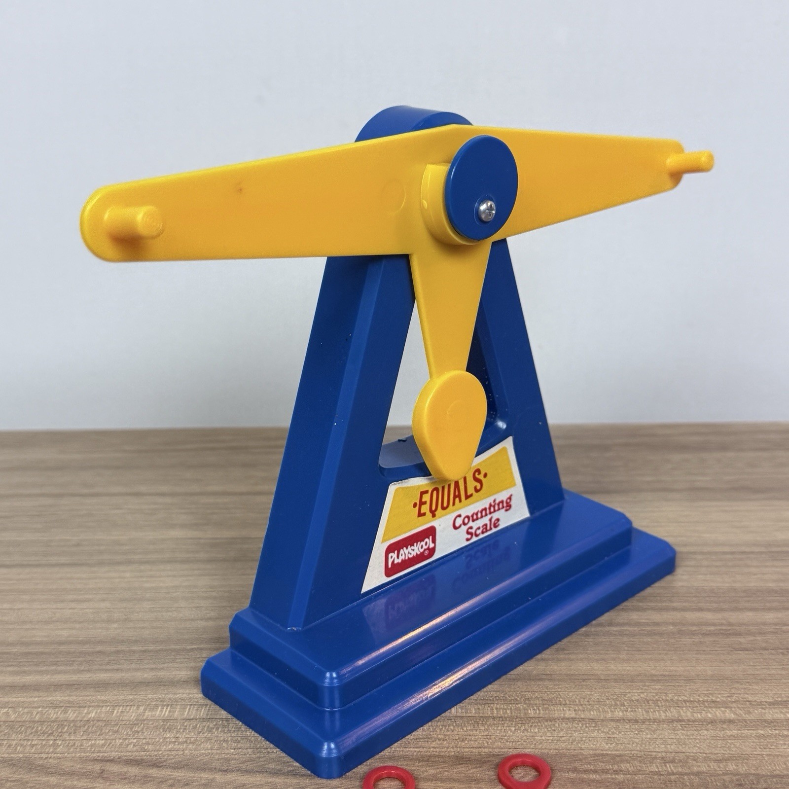 VTG 1987 Playskool Counting Scale Adding & Subtracting Box & 13 Numbers VIDEO!