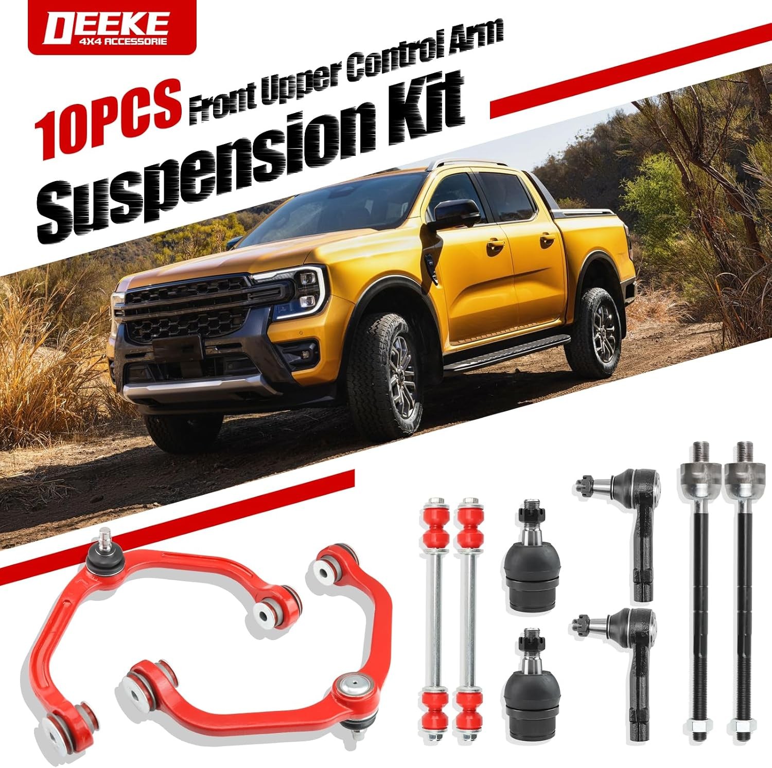 10pc Front End Suspension Kit for Ford Ranger & Mazda B2300/B2500/B3000/B4000