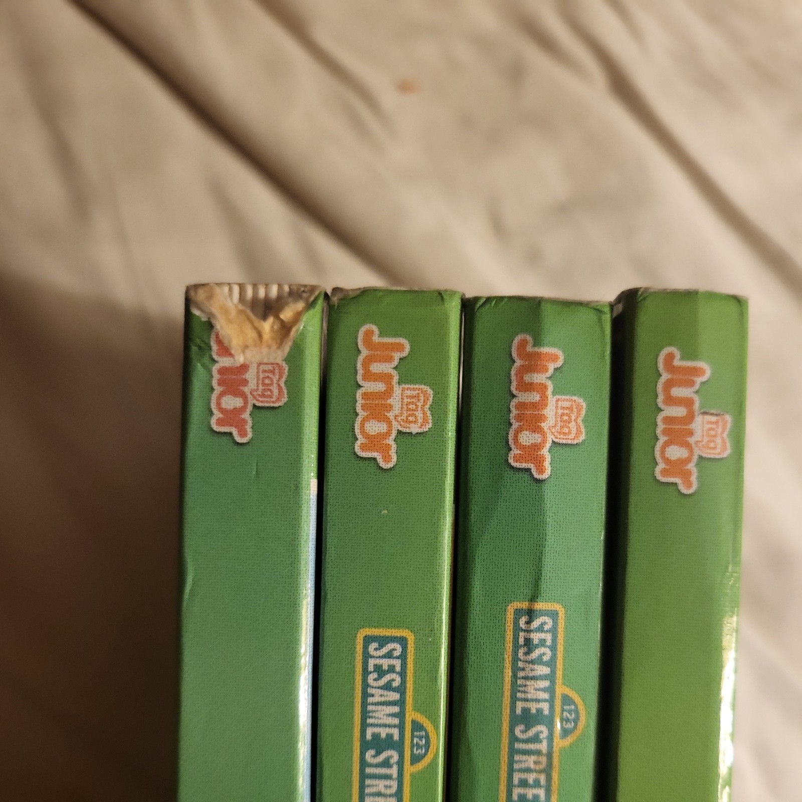LeapFrog LeapReader TAG Junior Books Lot of 4 Letters/Face/Number/pooh loves to