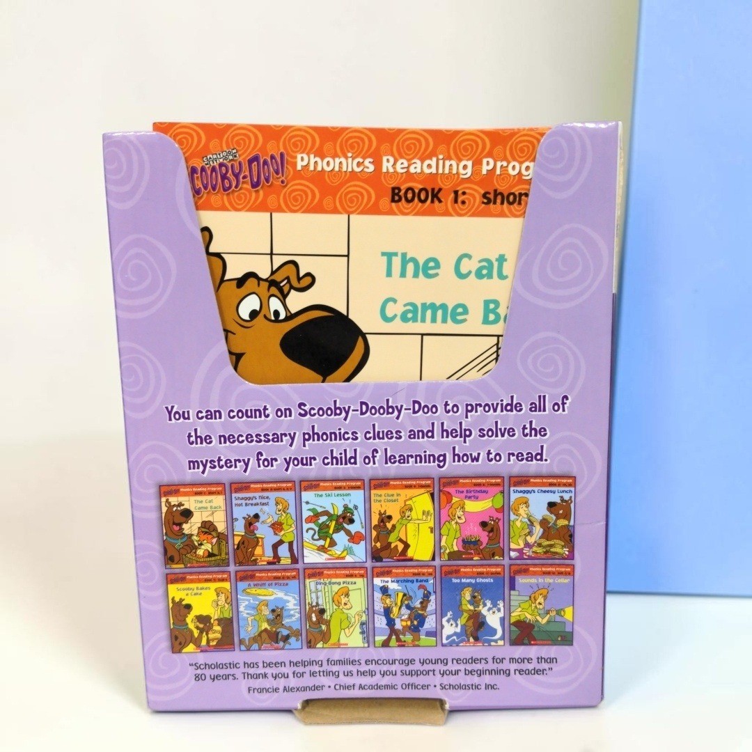 VTG 2005 Scholastic Scooby-Doo! Phonics Reading Program Pack 1 Complete 12 Books