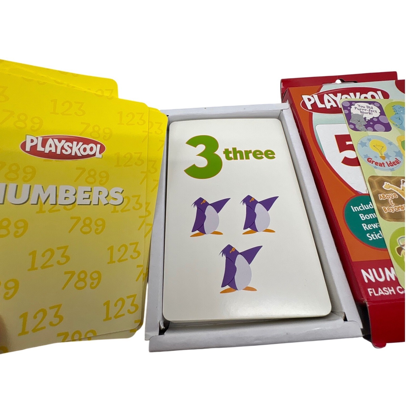 Playskool Numbers & Disney Winnie the Pooh Colors Shapes Flash Cards Set of 2