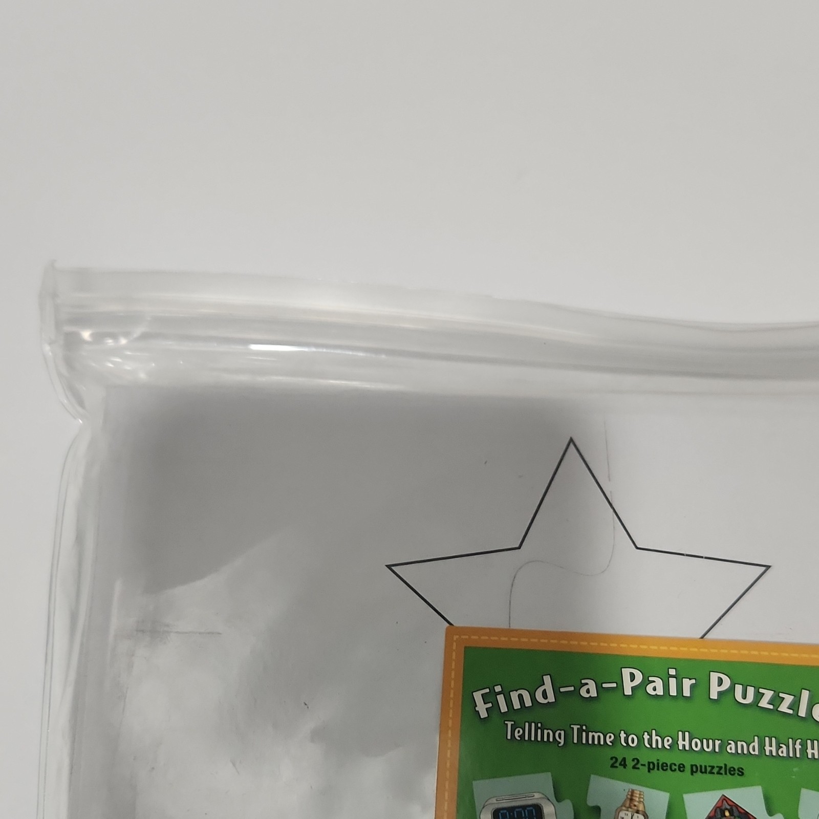 Really Good Stuff Find-a-Pair Puzzles Telling Time Ages 6+, 2018
