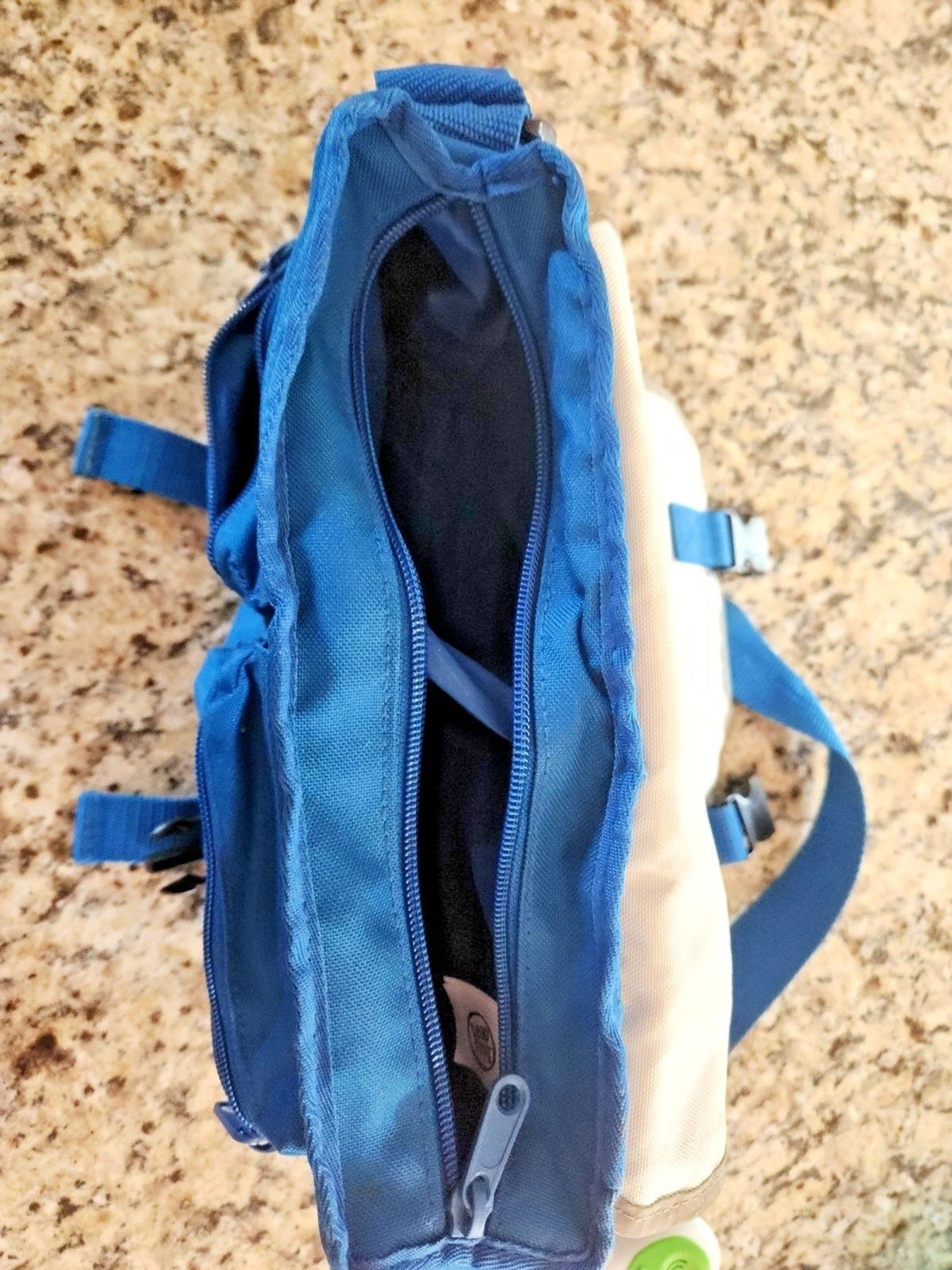 EUC – Leapster Storage-Messenger Blue,Greens &Gray Bag WPockets & Handle