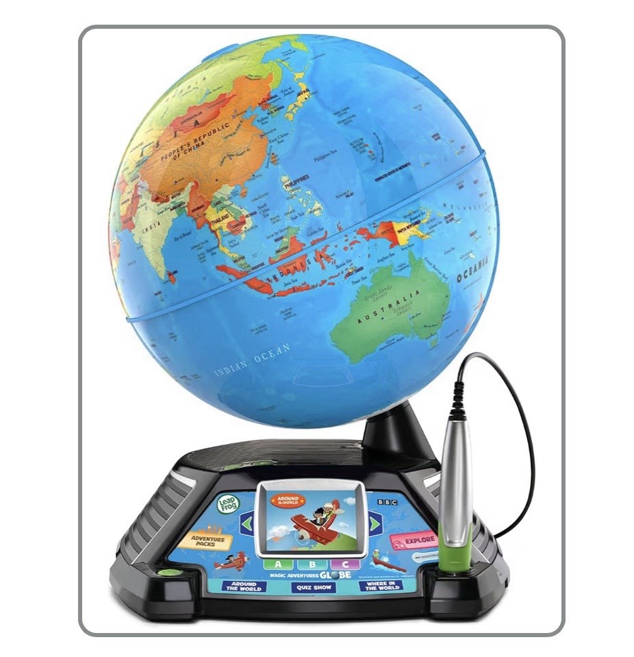 LeapFrog Magic Adventures Globe Interactive Learning, BBC Maps, Ages 5+