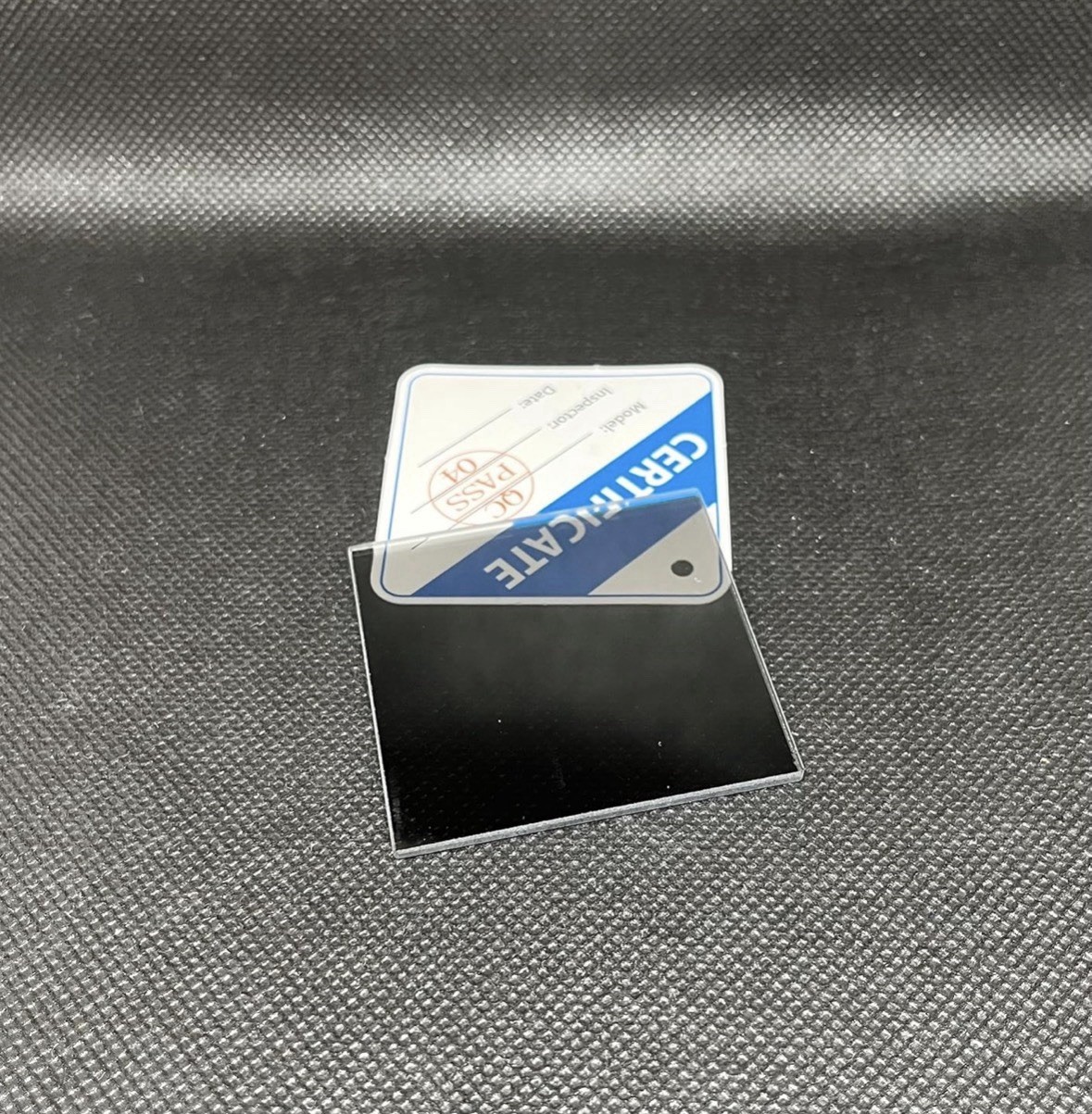 Azure Spy Plate Beam Splitter 25x25x2mm T/R 50/50 (Metallic Coating) (10 Pcs)