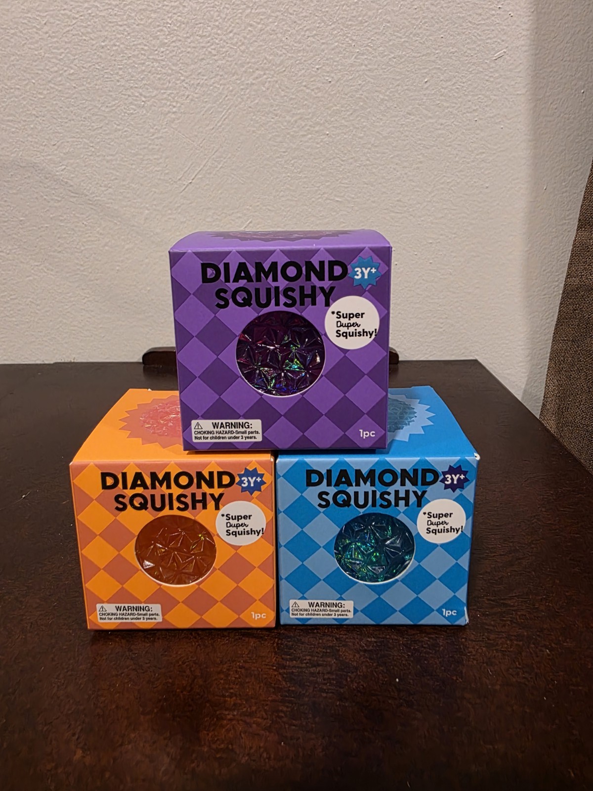 J’adore Diamond Target Squishy Lot Purple, Orange, Blue (like neehdoh) 🔥