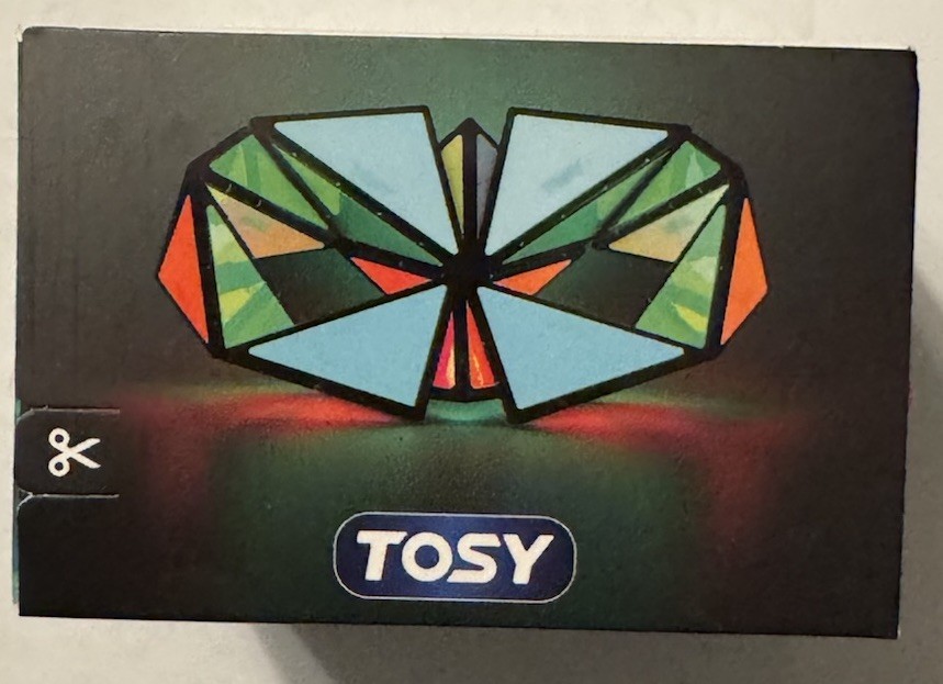 NEW – TOSY Magnet Pyramid Glow Cube Transforms into 1 Billion Shapes 12 Pieces