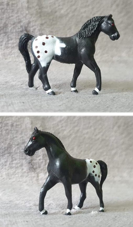 18 Pcs Plastic Miniature Pony Horse Toy Figurines Cake Toppers