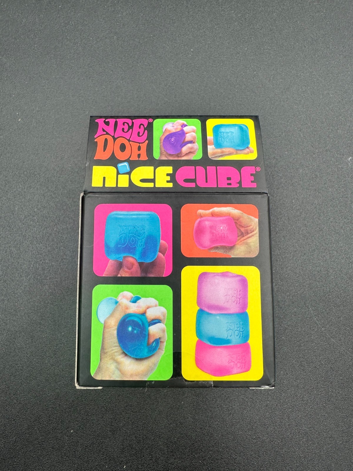 Original Nee Doh Nice Cube – Super Solid Squish! (PINK) – Factory Sealed Needoh