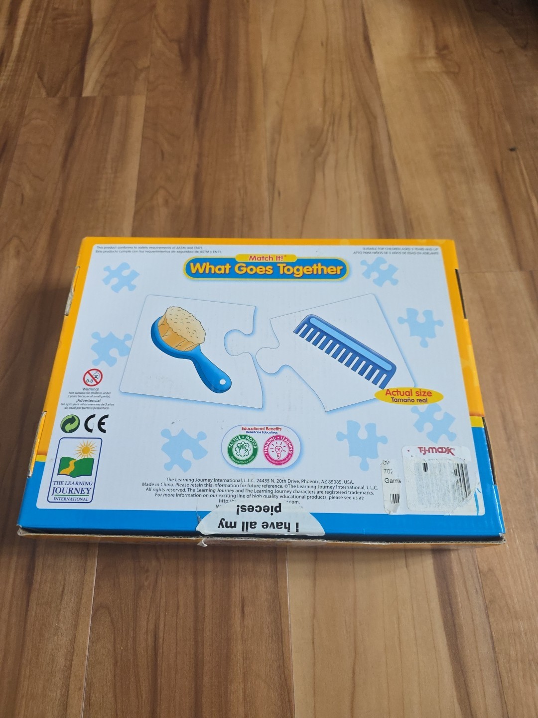 Match It What Goes Together Age 3 Plus 30 Self-correcting Puzzle Sets Complete