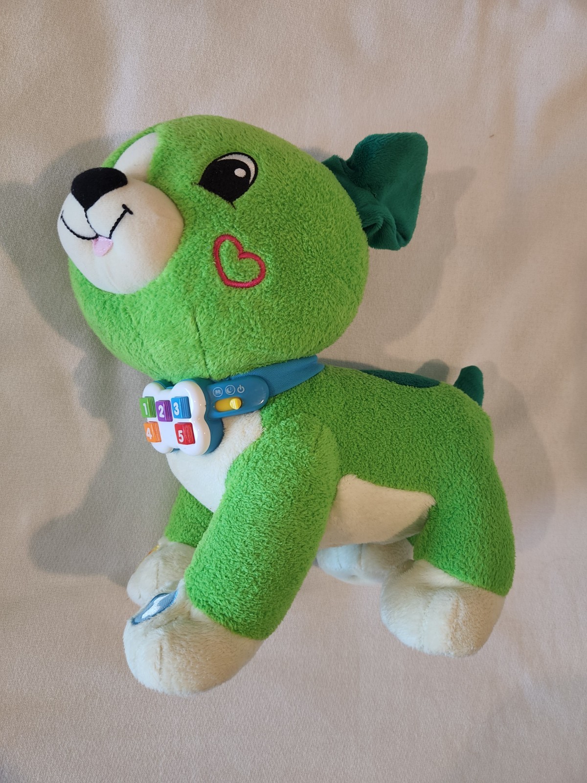 LeapFrog Read With Me SCOUT Interactive Music Plush Stuffed Dog TESTED & WORKS
