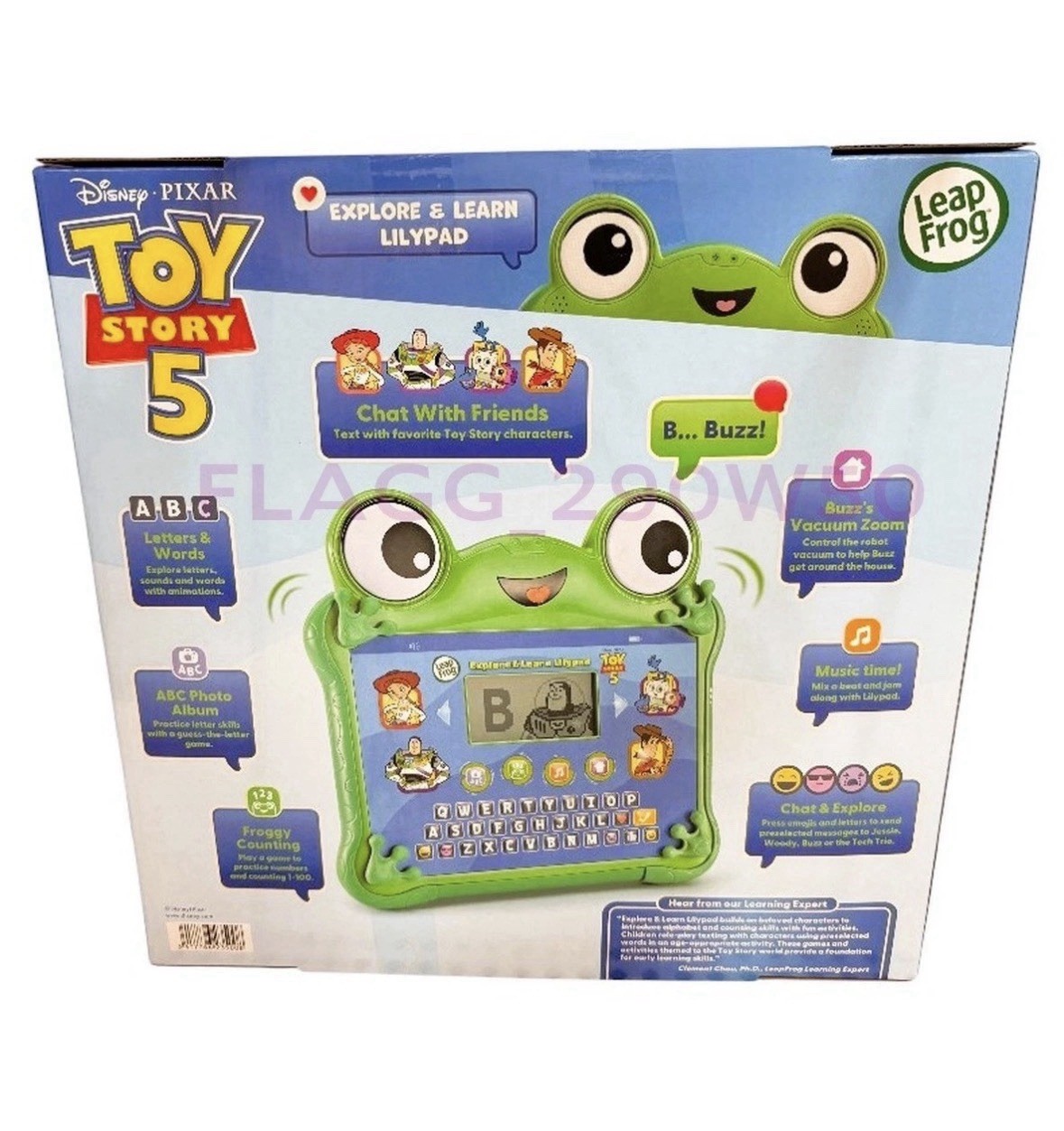 2026 Disney Toy Story 5 EXPLORE & LEARN LILYPAD Interactive Tablet Leapfrog NEW!