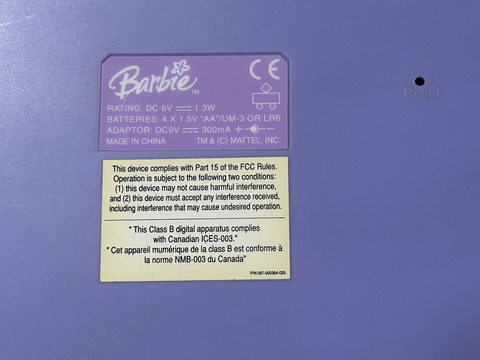 Vintage Mattel Barbie B-Book Kids Educational Learning Laptop Toy Interactive