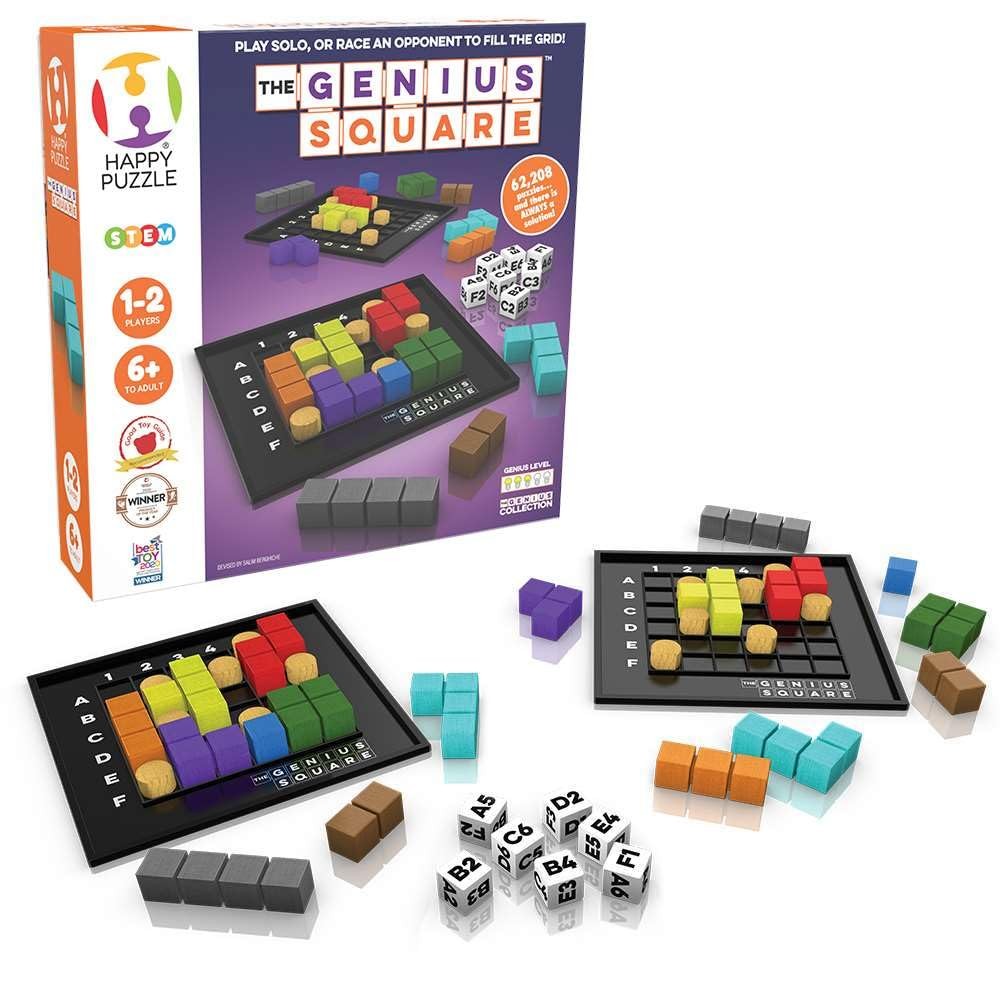 The Genius Square from – Game of The Year Award Winner, 60000+ Solutions STEM…