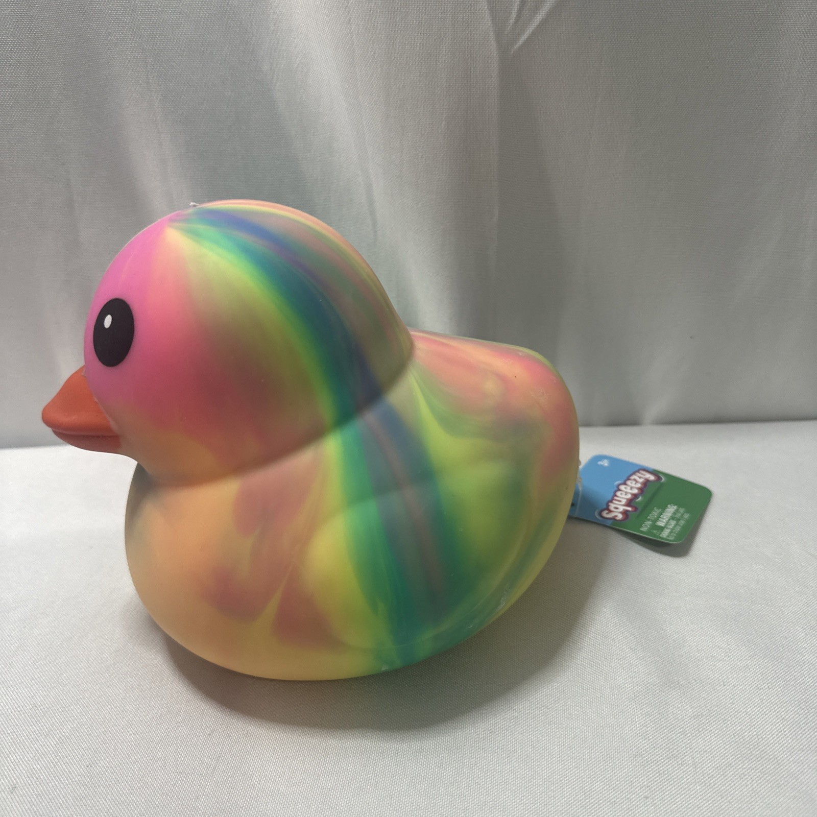 Squeezy Toy Mendous Tie Dye Rubber Duck – Sensory Fidget Toy – Multicolor