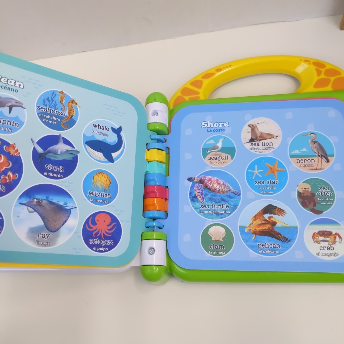 LeapFrog 100 Animals Book Interactive Learning Educational Toy Lights Sounds Kid