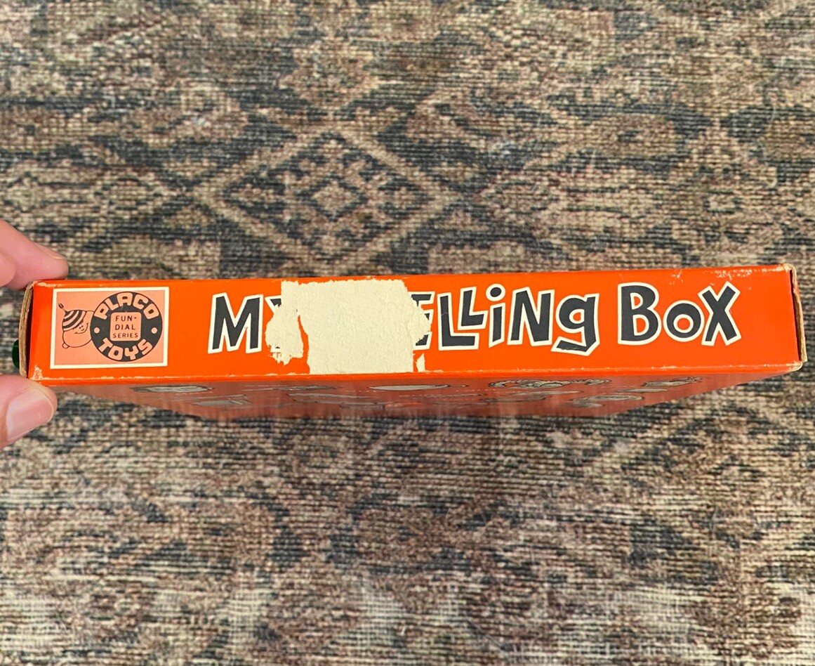Vintage 60s Placo Toys My Spelling Box Children’s Learning Game 1967 Ages 4-8
