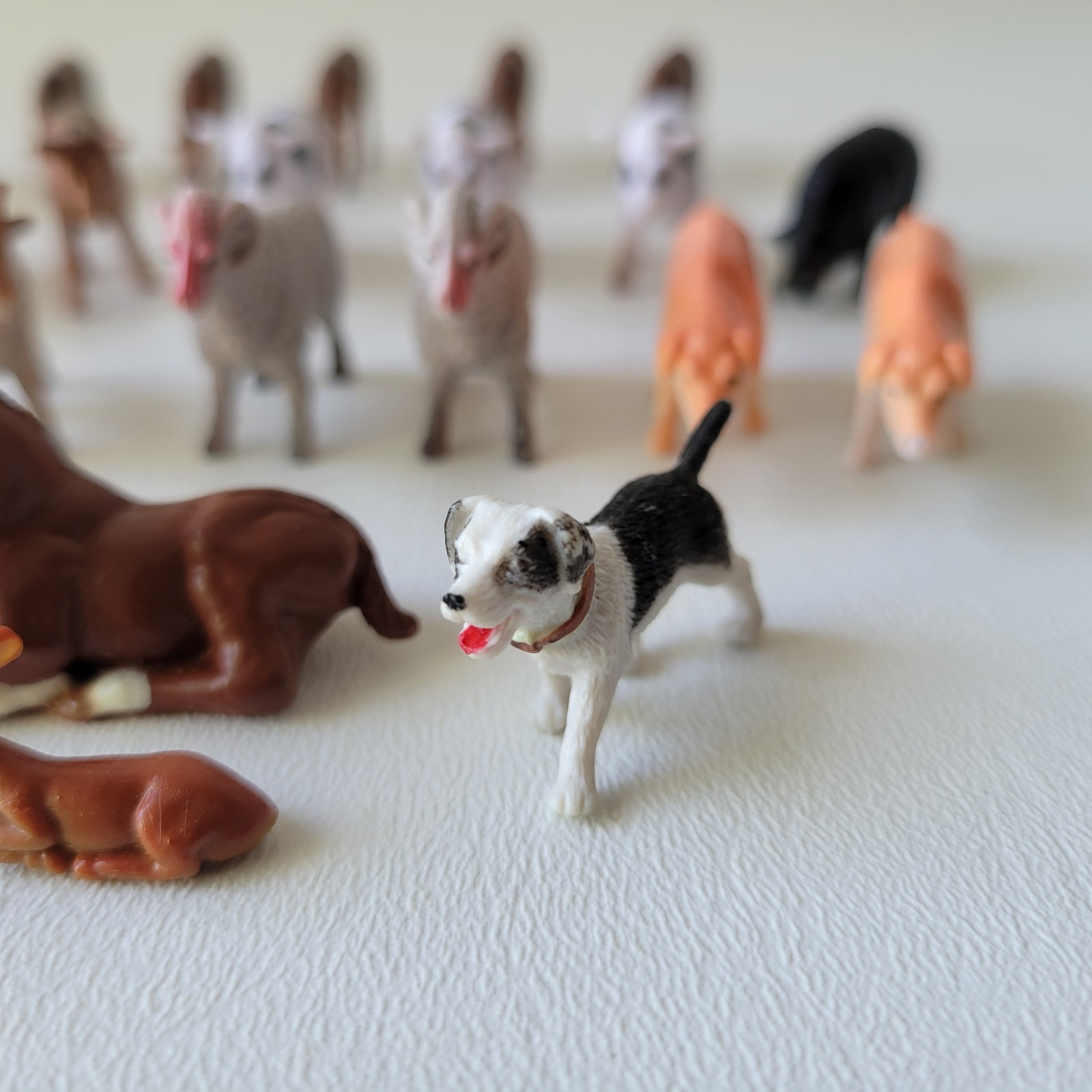 30pc Farm Animal Mini Figures: 7 Branded (Britains, Ertl, Jarman) + 23 Unbranded