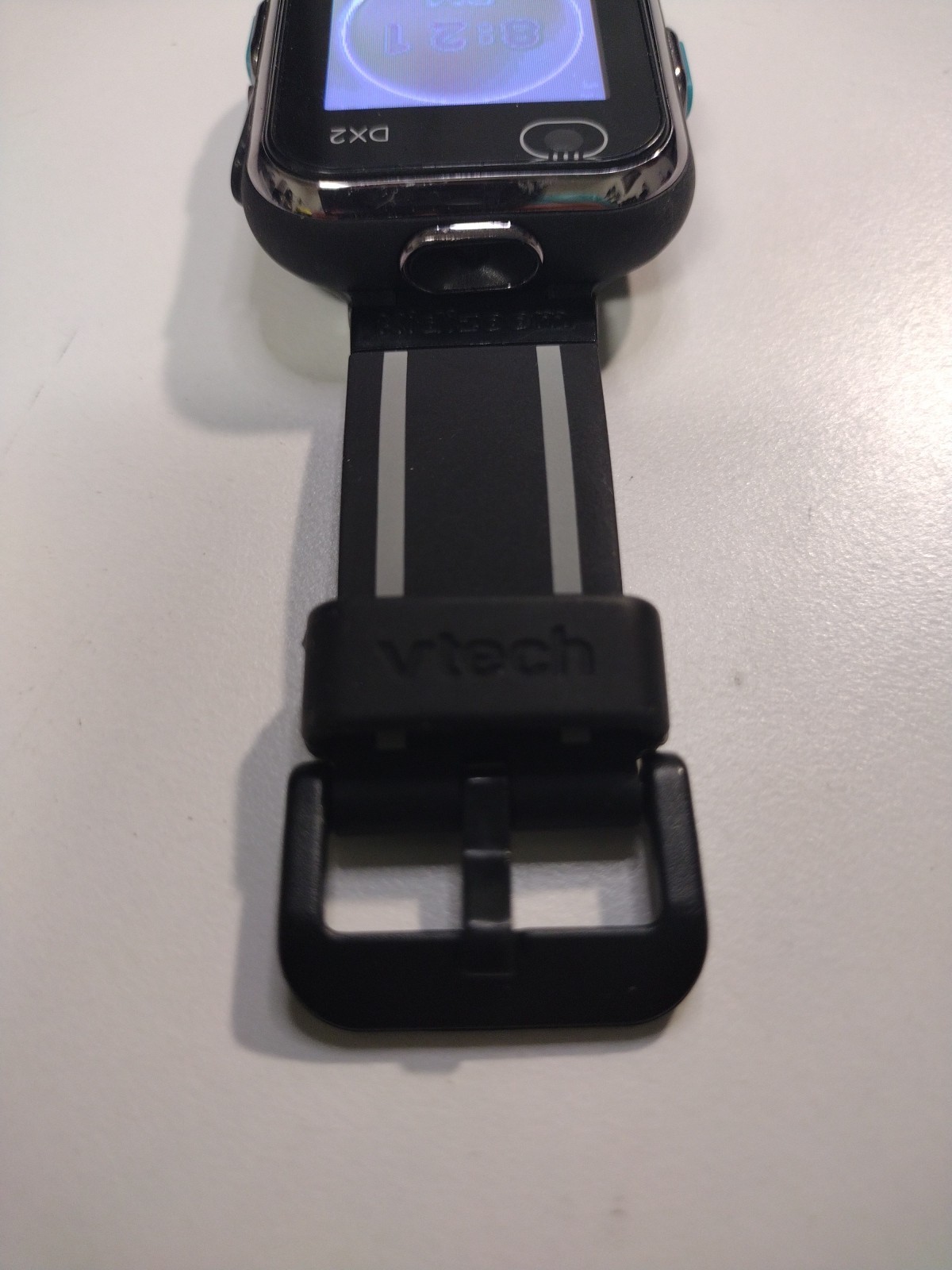 VTech Kidizoom Smartwatch DX2 Black – Working – USB Cover Missing – Used