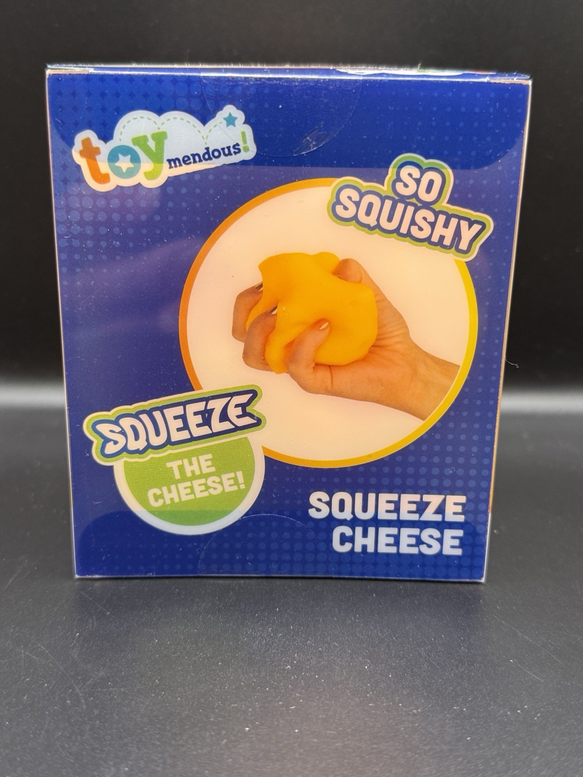 🧀 Squeeze Cheese Large Squishy Toy Toymendous New Sealed US Seller 🧀