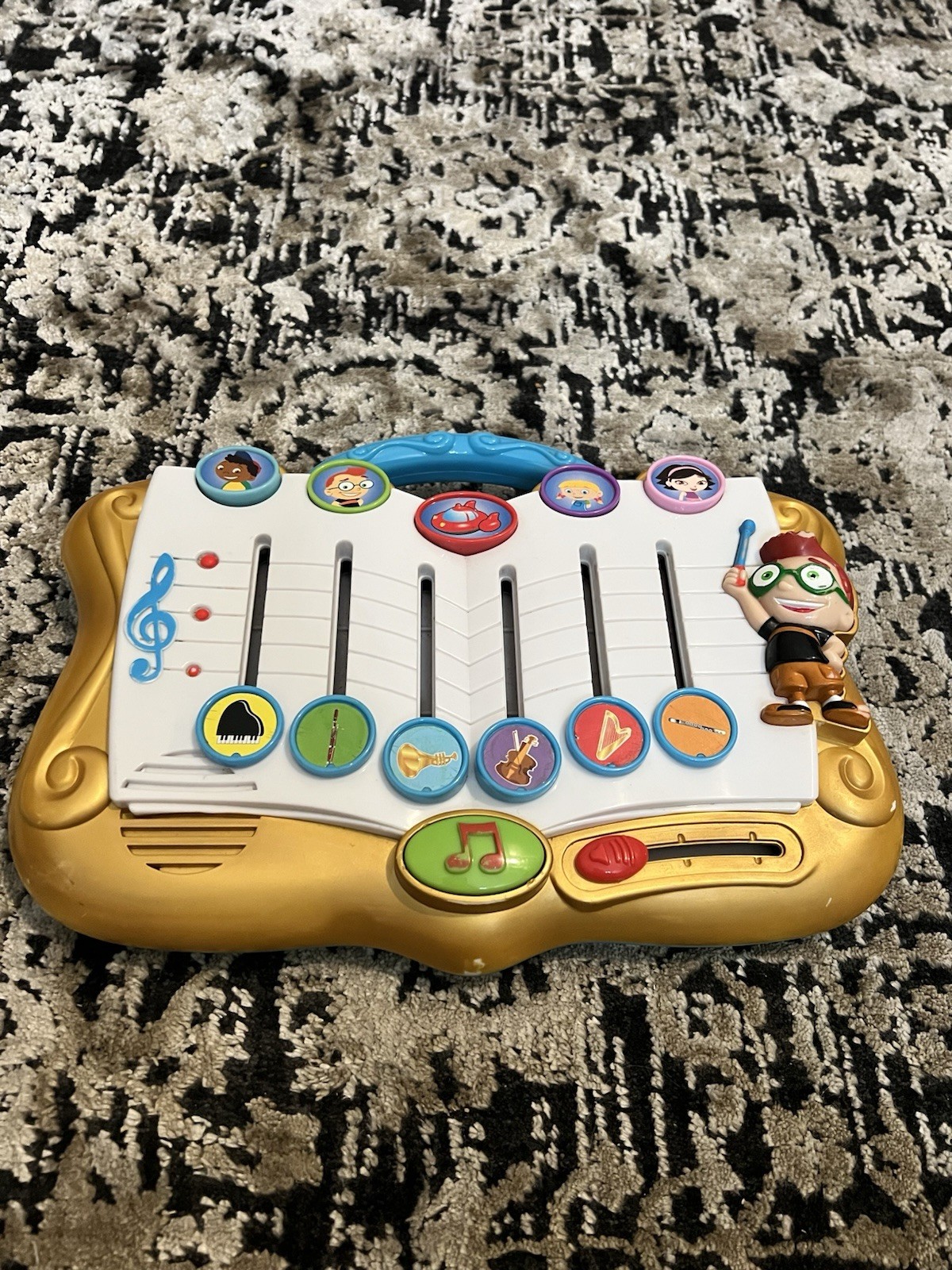 LITTLE EINSTEINS MATTEL 2006 SYMPHONY COMPOSER MUSICAL TOY WORKS