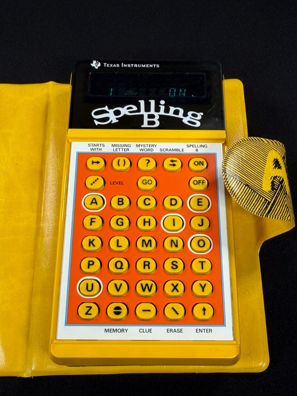 Texas Instruments Spelling B Electronic Learning Aid w/ Picture Book Tested Work