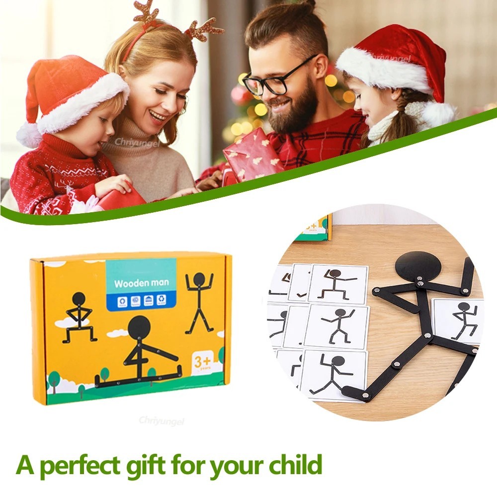 Montessori Educational Puzzle Board Kids Early Learning Fine Motor Toy DIY