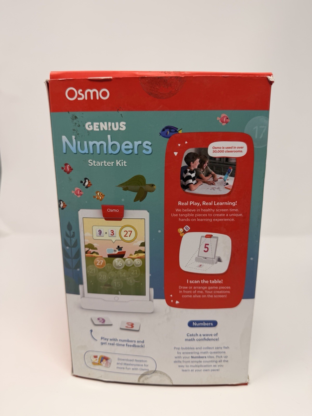 Osmo Little Genius Numbers Starter Kit for iPad Ages 6-10 Model 901-00050 White