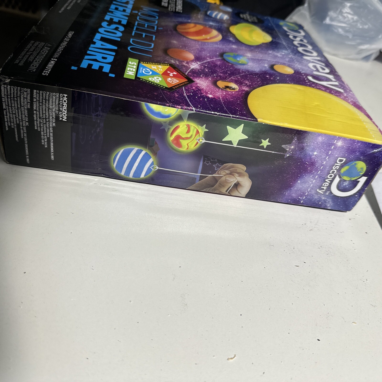Discovery Channel Kids STEM 3D Glow-in-the-Dark Solar System Model Kit – SEALED