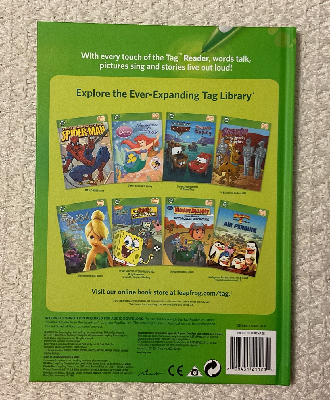 LeapFrog Tag Reader Book — Disney Pixar’s TOY STORY 3: TOGETHER AGAIN