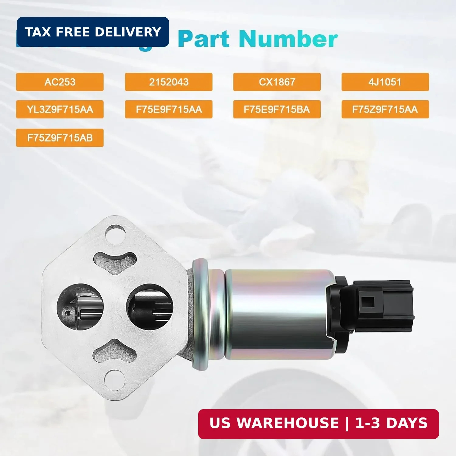 Idle Air Control Valve Compatible with 1997-2004 Ford Expedition F-150 4.6L 5.4L