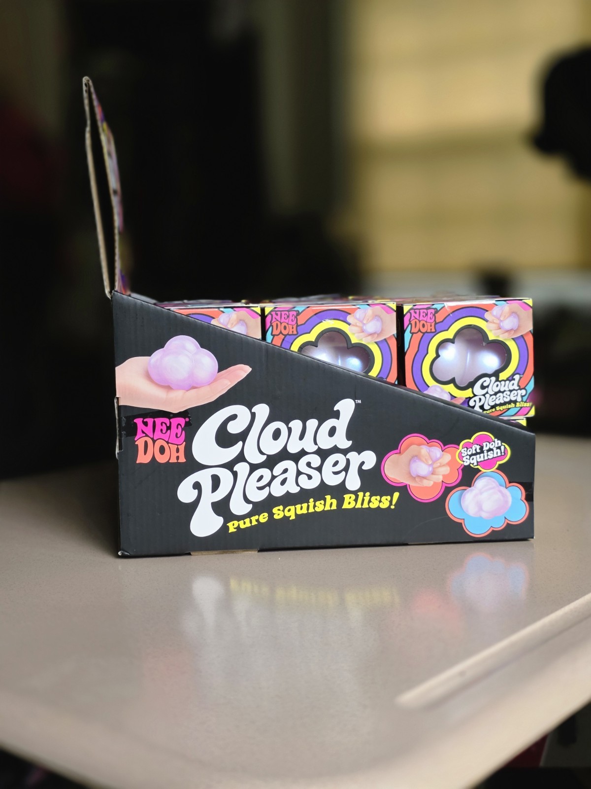 Lot of 12 Authentic NEW RELEASE Schylling Nee Doh Cloud Pleaser With Display