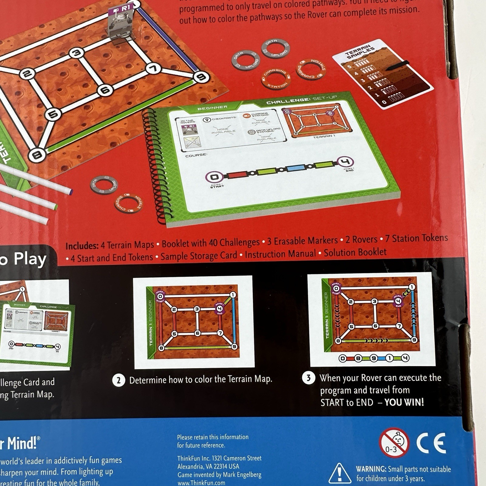 Thinkfun Rover Control Programming Game Series New Open Box MISSING Markers