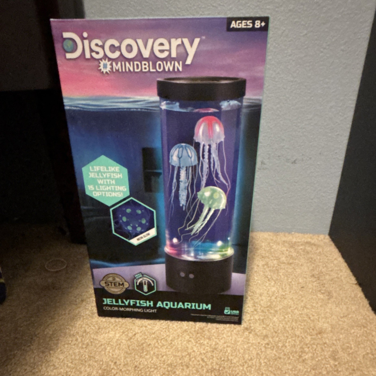 Discovery Toys Mindblown Jellyfish Aquarium Color-Morphing Light Ages 8+