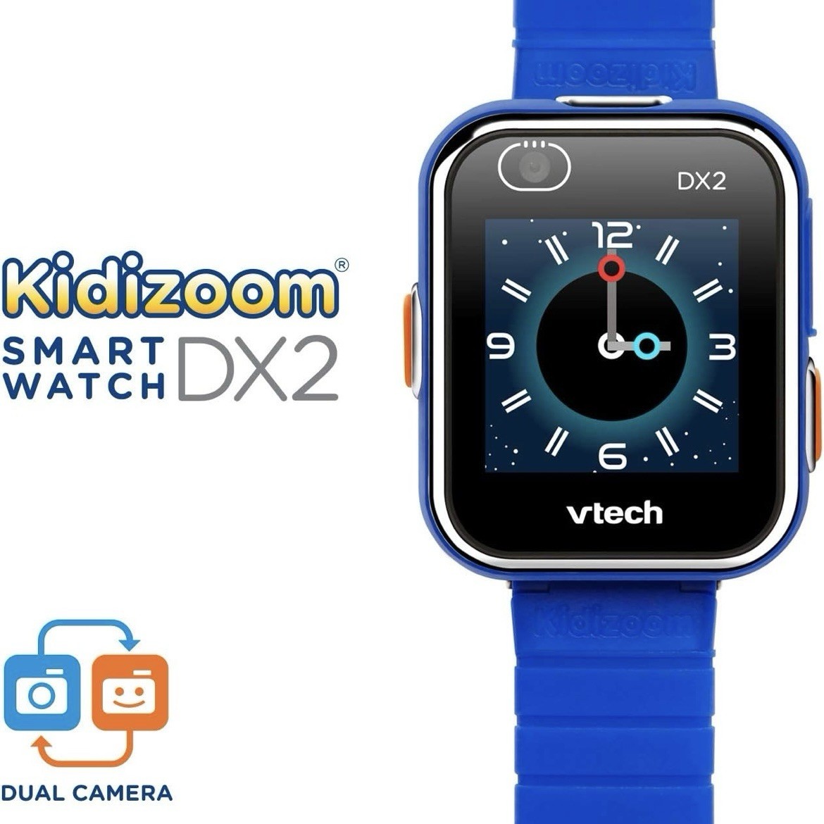 VTech 80-193808 Kidizoom Smartwatch DX2 Smart Watch – Blue open box