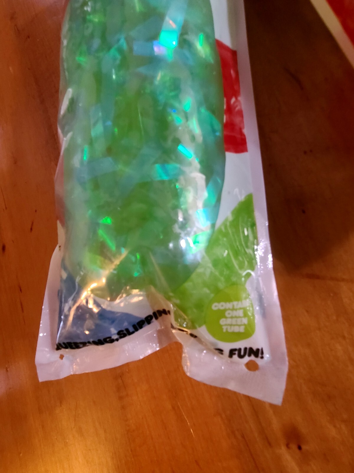 Big Time Toys Jumbo Water Tube Fidget/Sensory Toy Water Tubes Shiny Foil -2 Pack