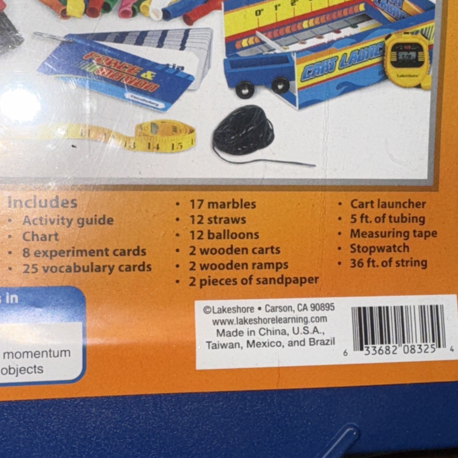 NEW Lakeshore Force & Motion Activity Tub STEM Homeschool Science Kit Ages 9+