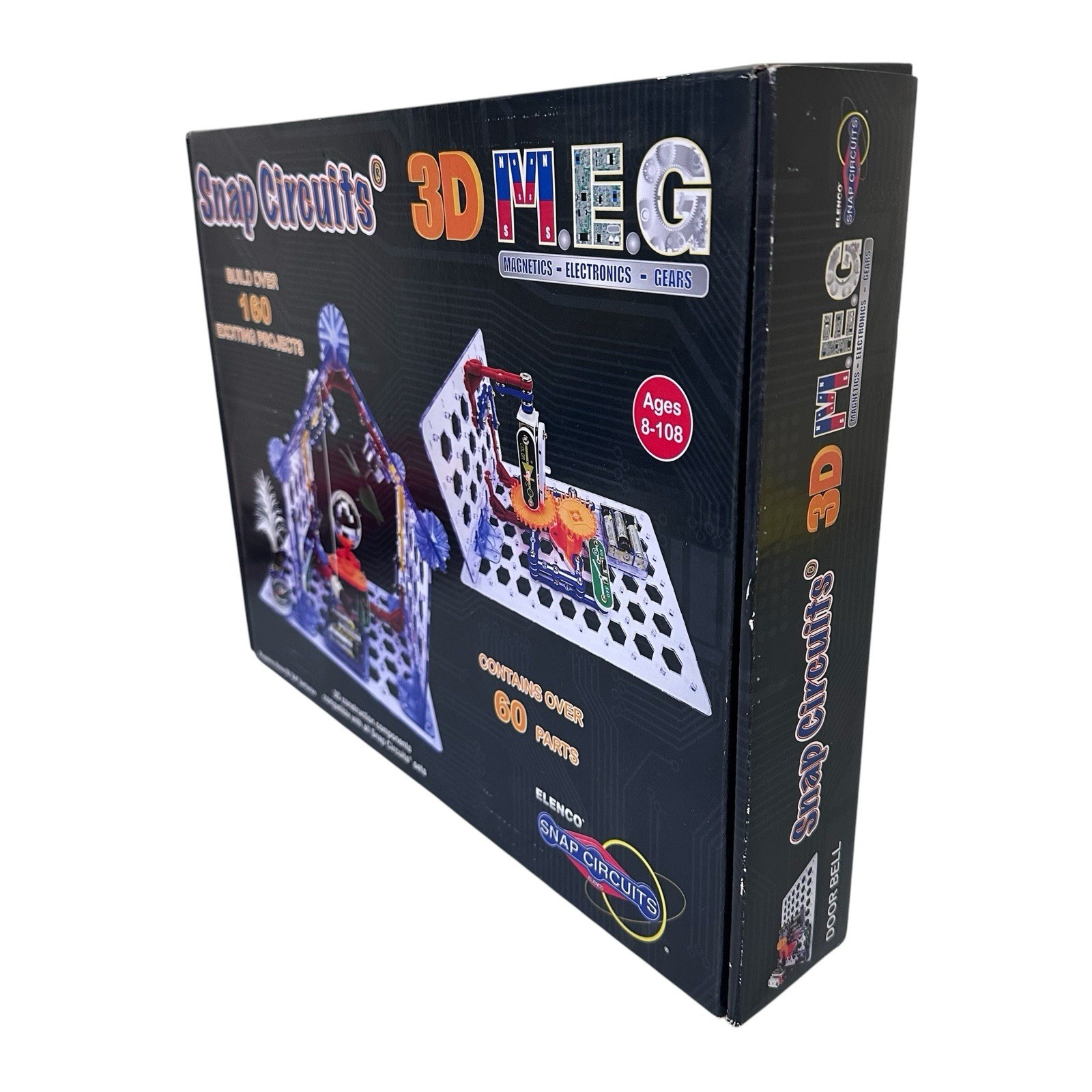 Snap Circuits-3D M.E.G. Electronics Discovery Kit – NEW Sealed Box Has Some Wear