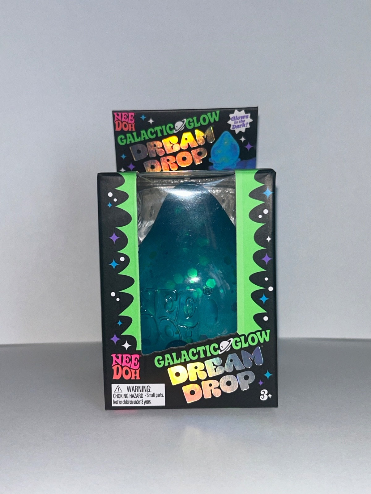 New Needoh Galactic Glow Dream Drop Galacti Blue RARE Glow In The Dark EXCLUSIVE