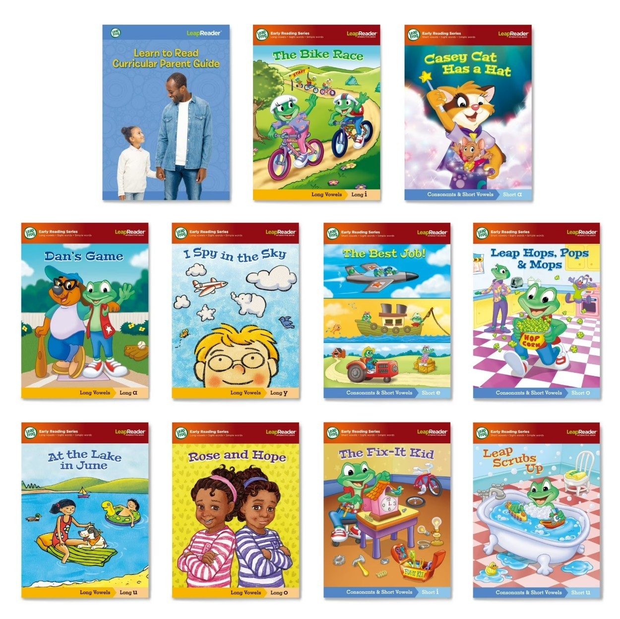 LeapFrog LeapReader Learn-to-Read 10-Book Mega with Accessories, Toddler Toys