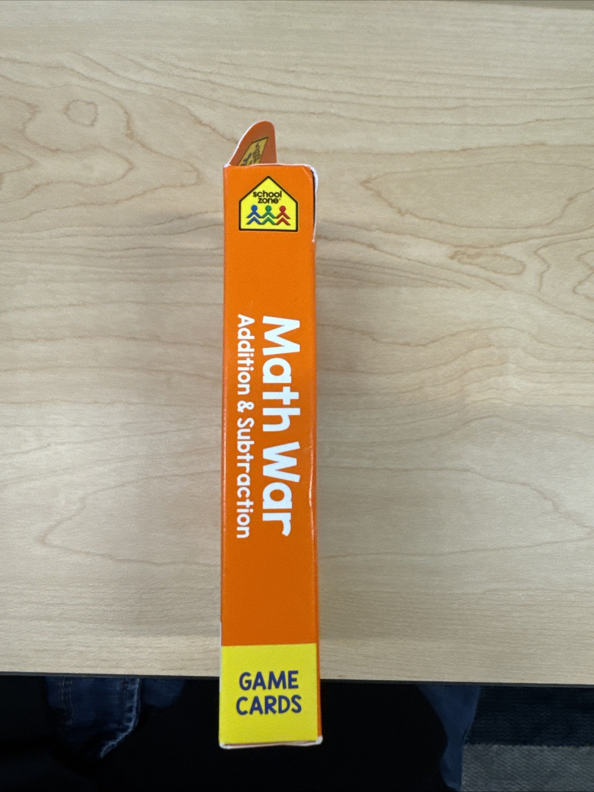 School Zone Math War Addition & Subtraction Game Cards Ages 6+ MPN 05016