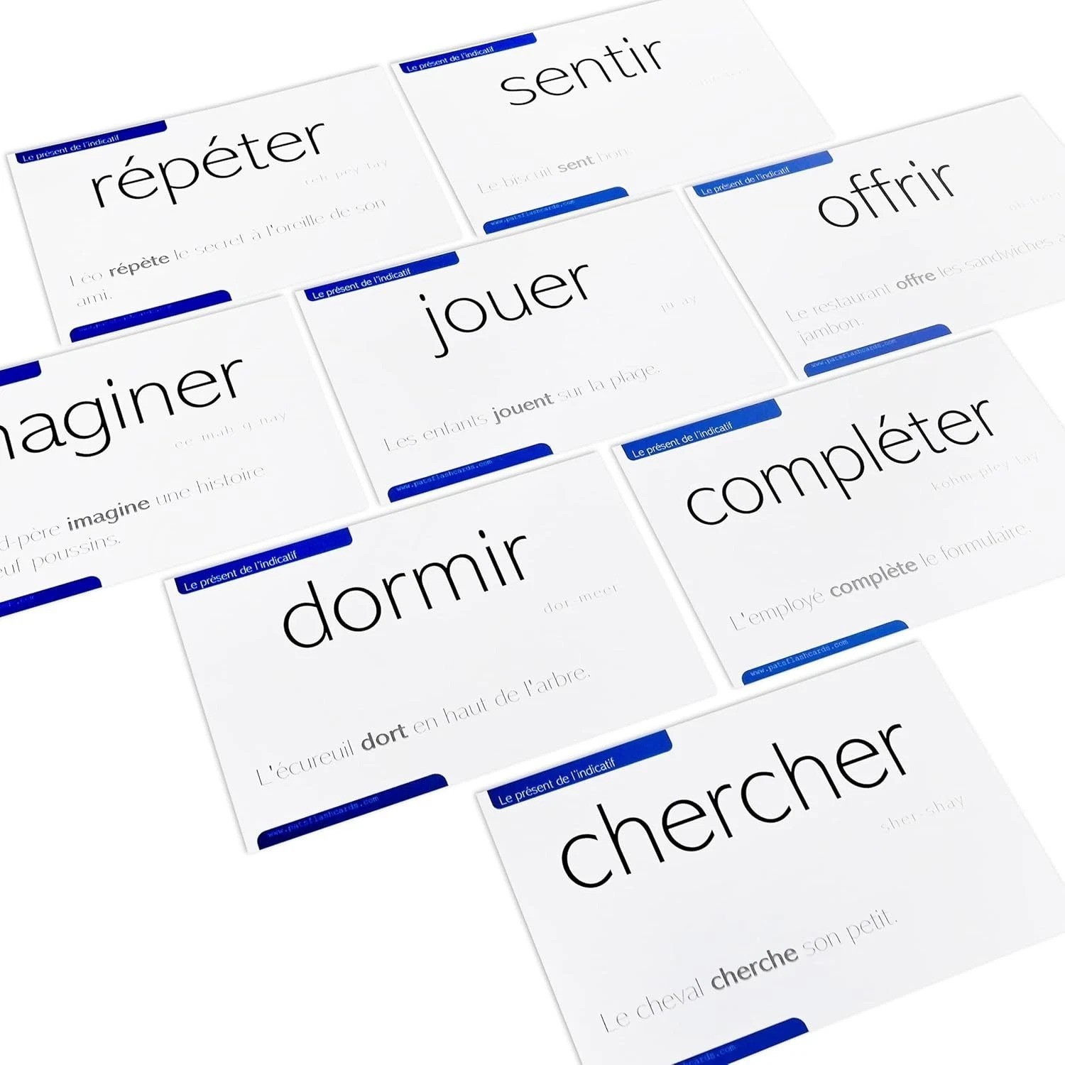 Present Tense French Verb Flash Cards – 200 Essential Verbs for Language Mastery
