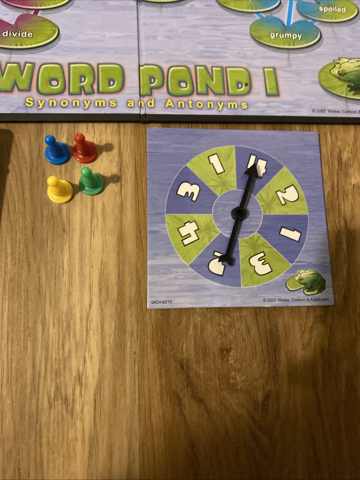 Word Pond I Synonyms & Antonyms Board Game Complete Grades 2-4 WCA