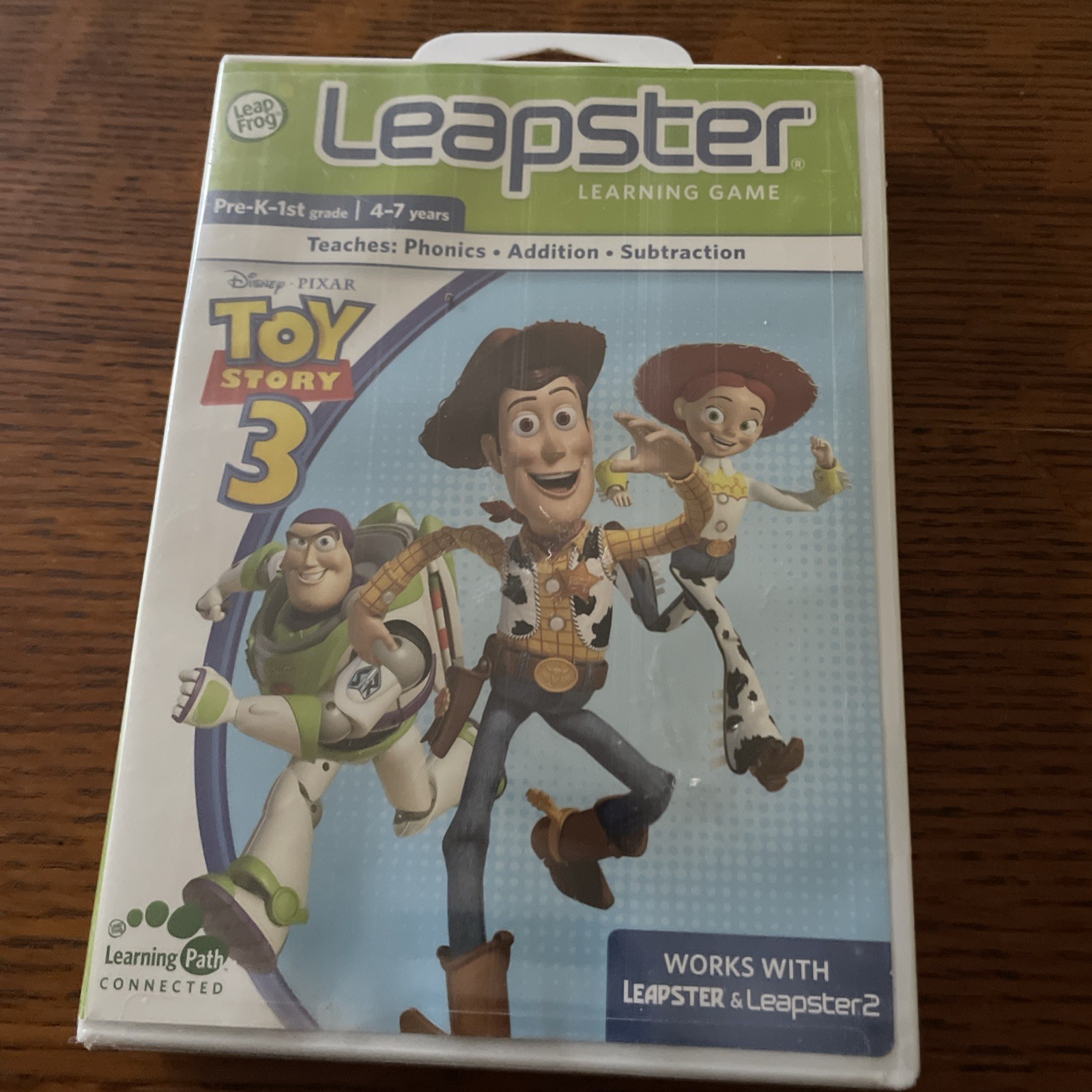 LEAPFROG LEAPSTER DISNEY PIXAR TOY STORY 3 LEARNING GAME READING PHONICS NEW NIP